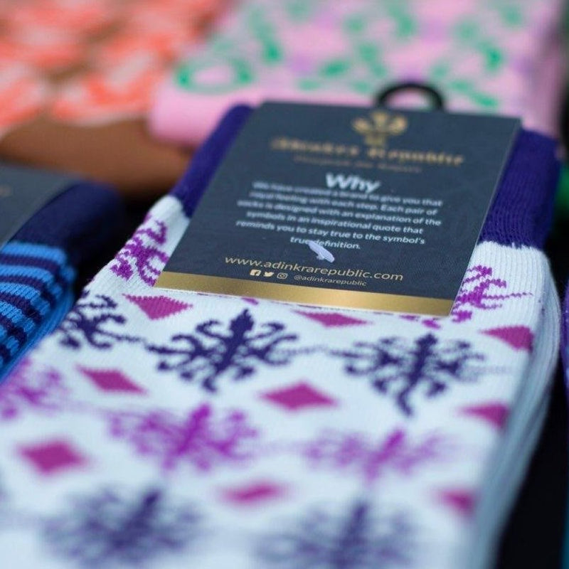 ["Ghanaian Adinkra Symbols Socks & Accessories Online]-Adinkra Republic