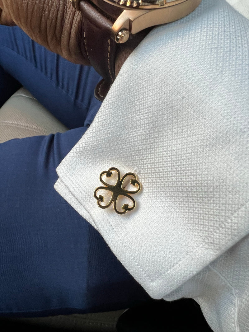 Nyame Dua Gold Cufflinks