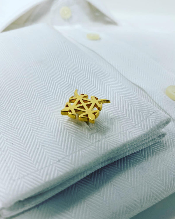 Funtunfunefu Gold Cufflinks