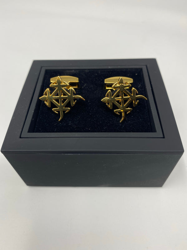 Funtunfunefu Gold Cufflinks
