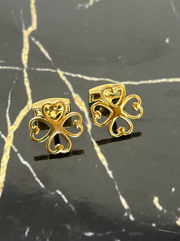 Nyame Dua Gold Cufflinks