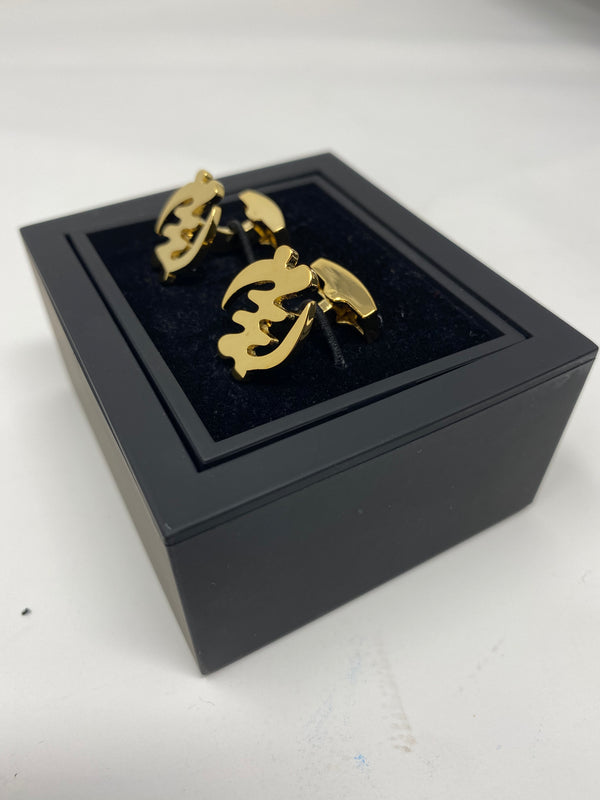 Gye Nyame Gold Cufflinks