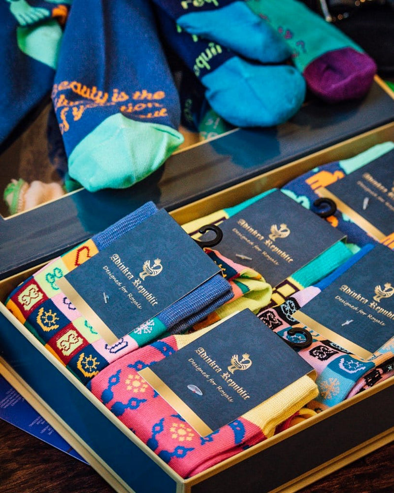 ["Ghanaian Adinkra Symbols Socks & Accessories Online]-Adinkra Republic