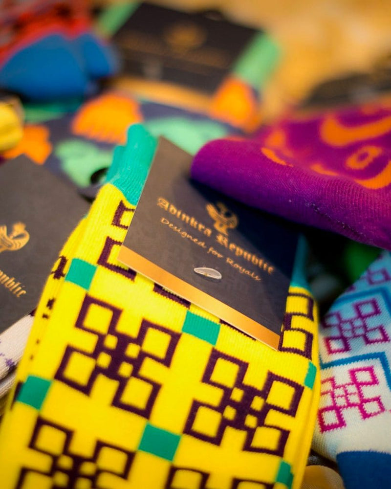 ["Ghanaian Adinkra Symbols Socks & Accessories Online]-Adinkra Republic