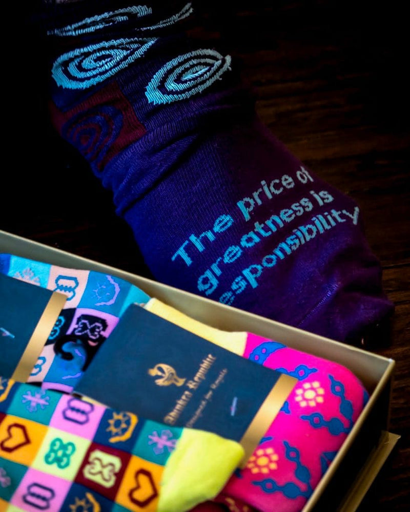["Ghanaian Adinkra Symbols Socks & Accessories Online]-Adinkra Republic