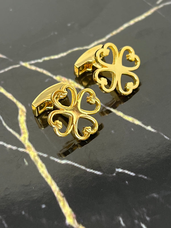 Nyame Dua Gold Cufflinks